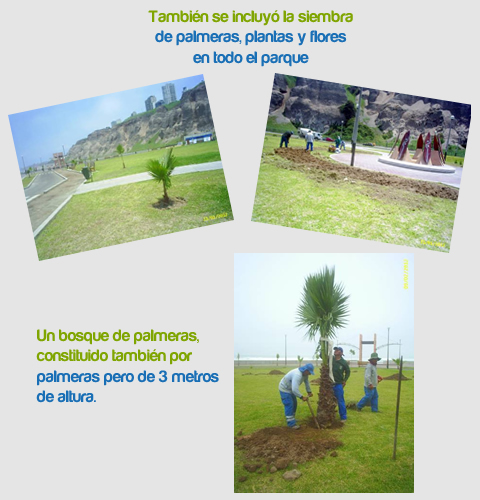 Imágenes durante el proceso de remodelación del Parque. Imágenes durante el proceso de remodelación del Parque.