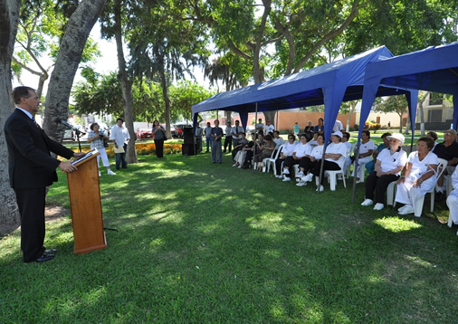 Alcalde de Miraflores en celebración del club.
