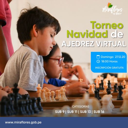 La Municipalidad realizará un torneo de ajedrez online para chicos y  adolescentes