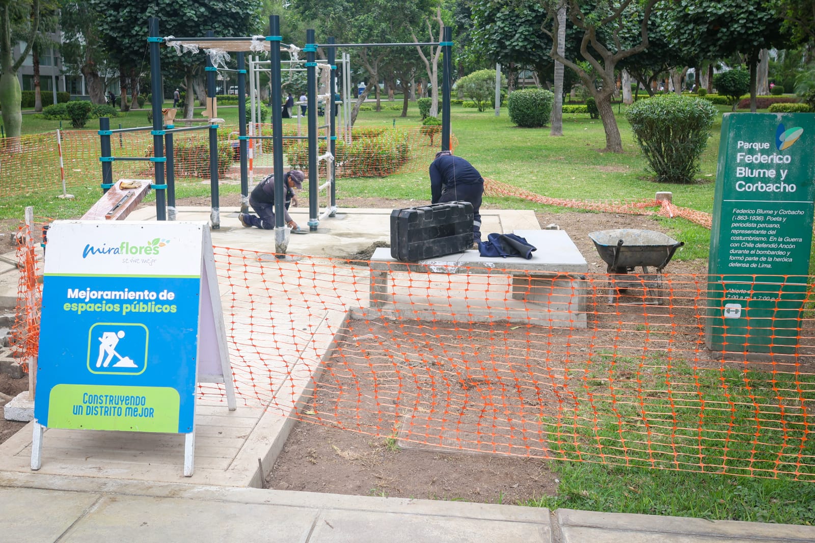 Miraflores renueva un nuevo espacio dedicado a la calistenia en el ...