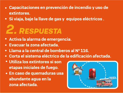 Que hacer en caso de incendio