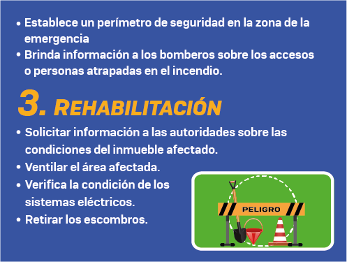 Que hacer en caso de incendio