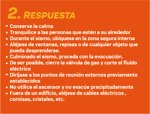 Que hacer en caso de sismo