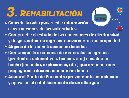 Que hacer en caso de sismo
